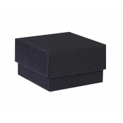 Dárková krabička dno a víko 40x40x25 mm, černá Dárková krabička dno a víko 40x40x25 mm, černá